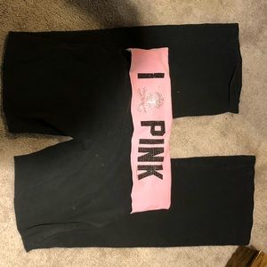 Victoria severest pink leggings flair